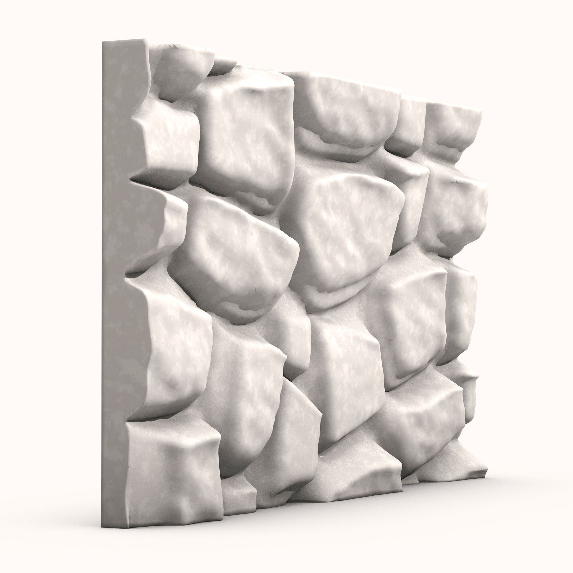 Stone Wall 082 3D model_1