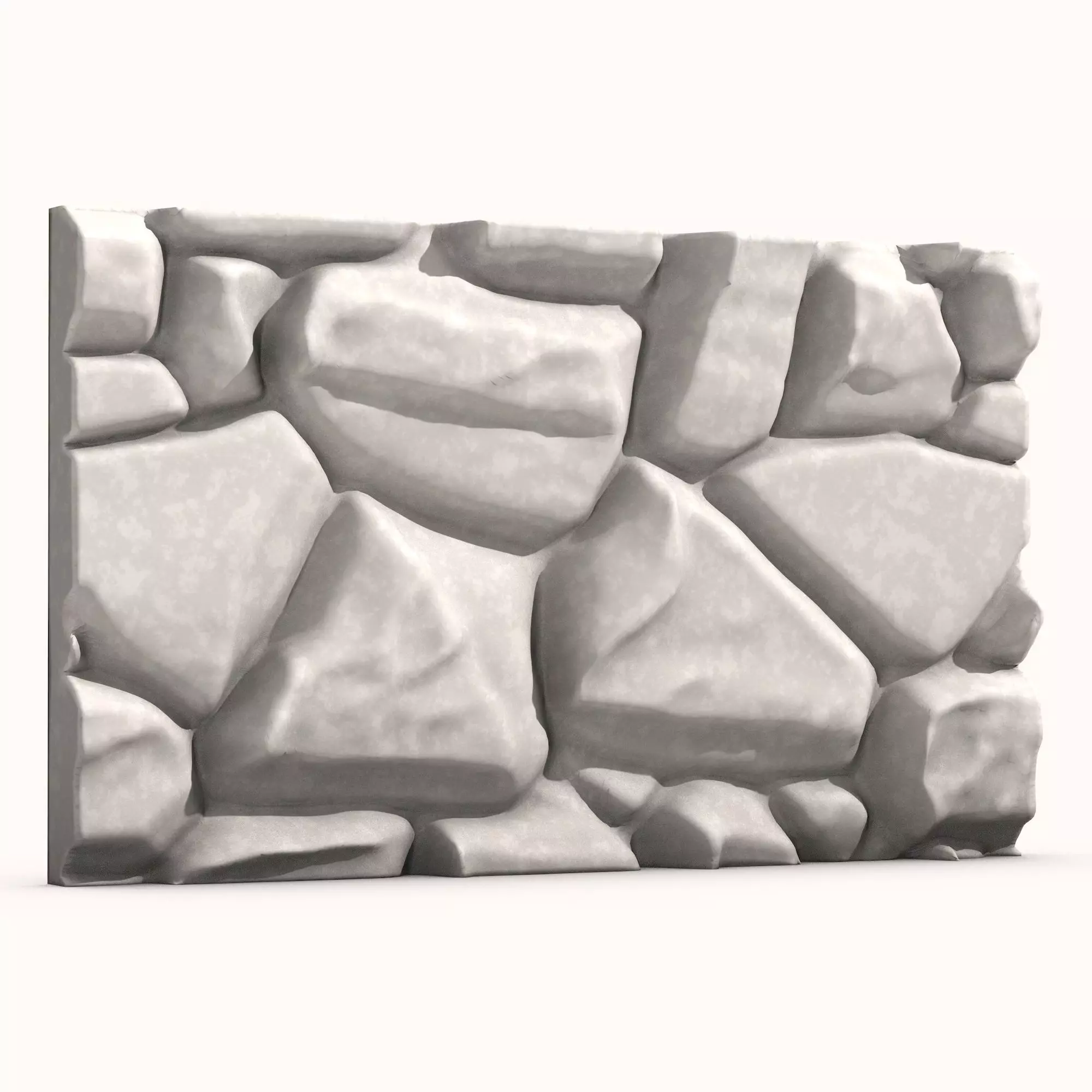 Stone Wall 081 3D model_0