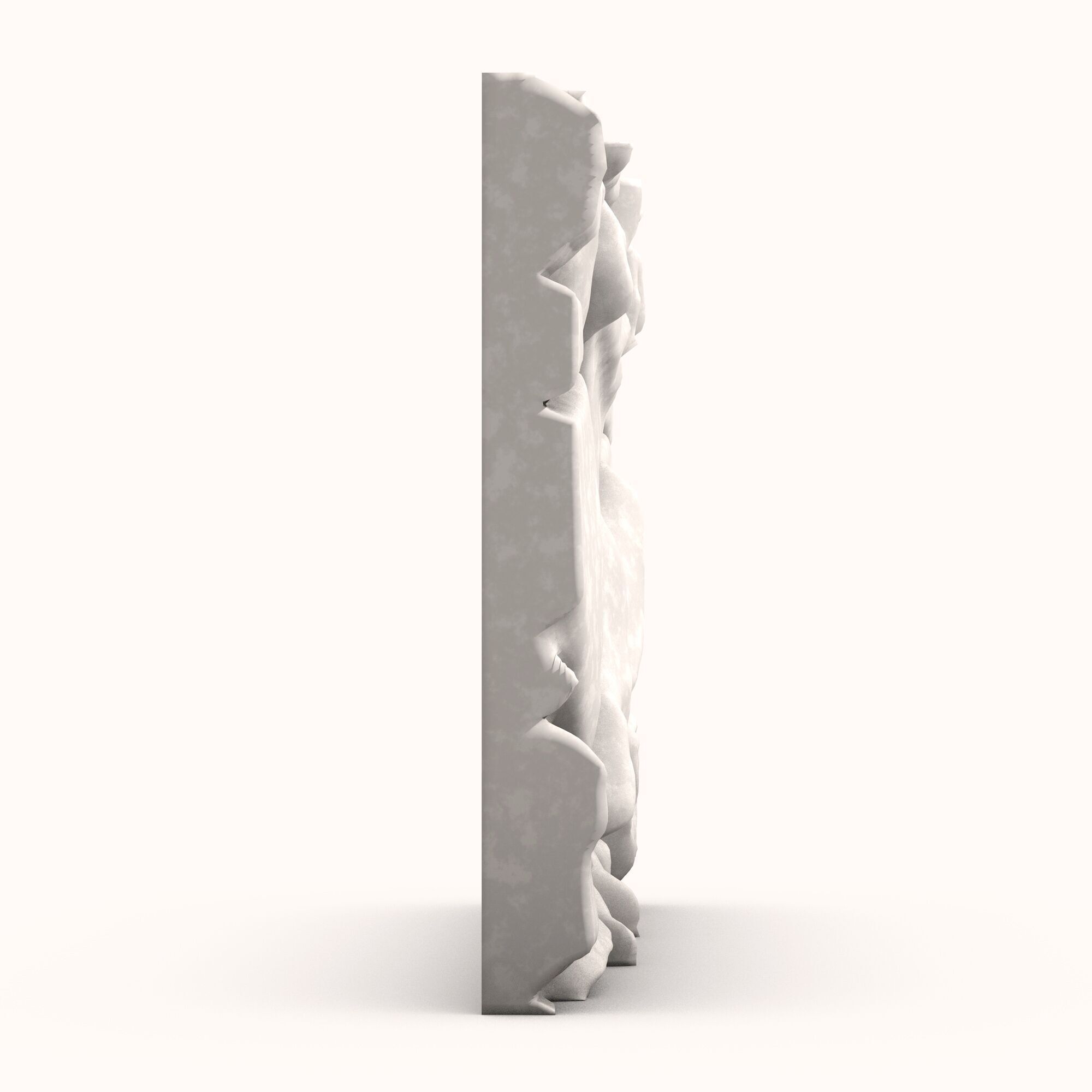 Stone Wall 081 3D model_2