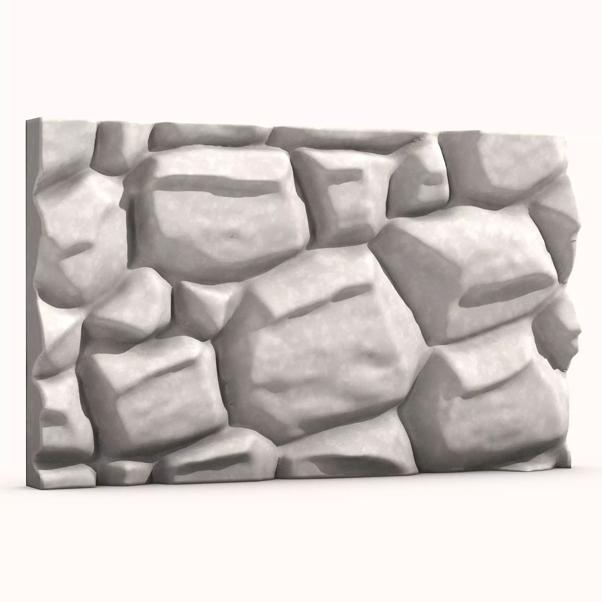Stone Wall 079 3D model_0