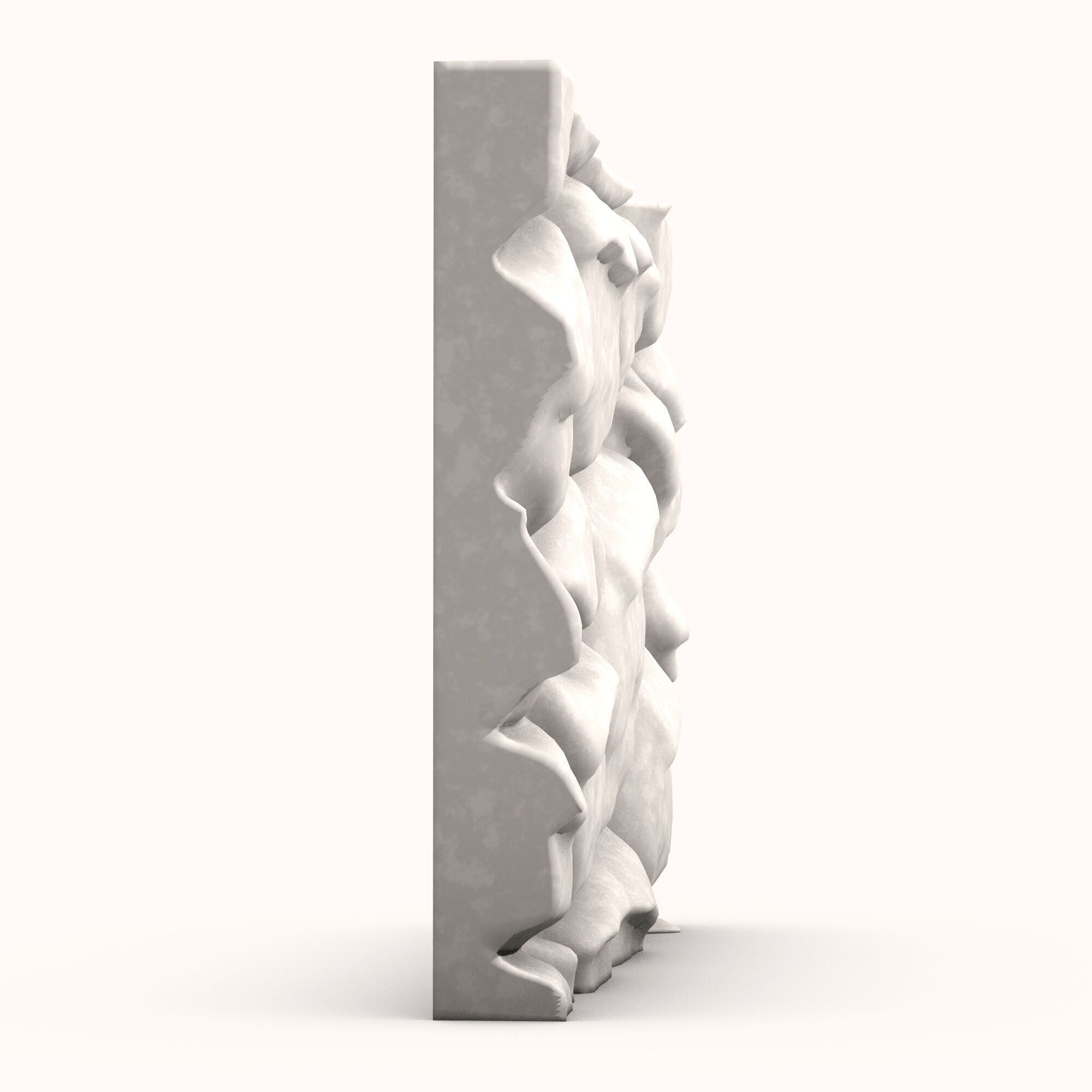 Stone Wall 079 3D model_2