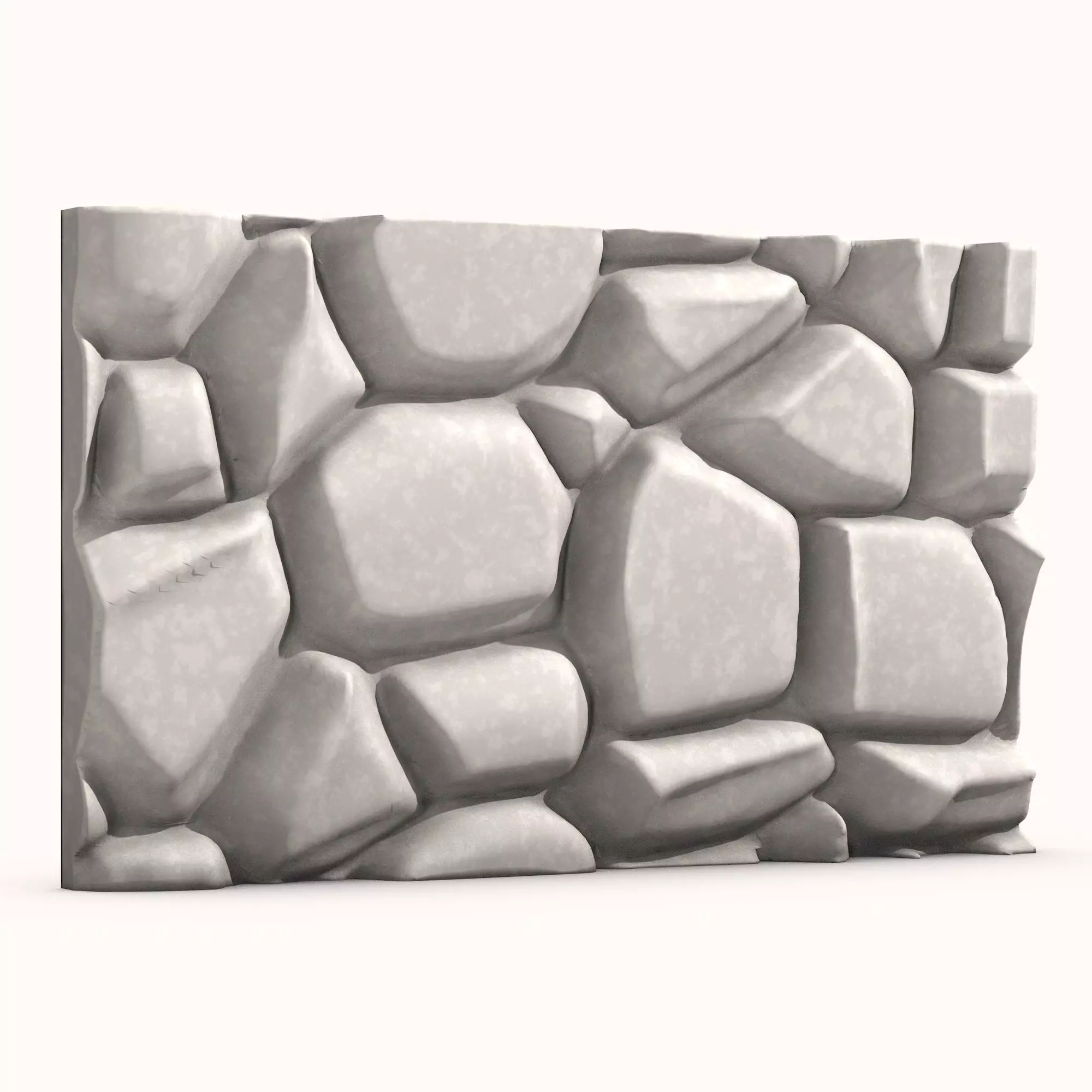 Stone Wall 077 3D model_0