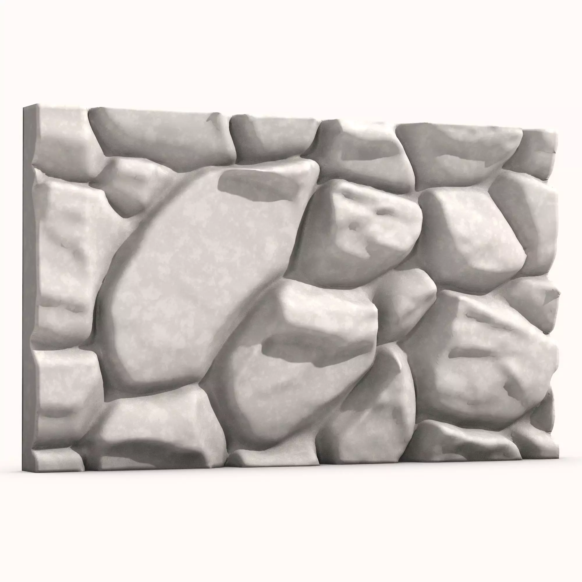 Stone Wall 076 3D model_0
