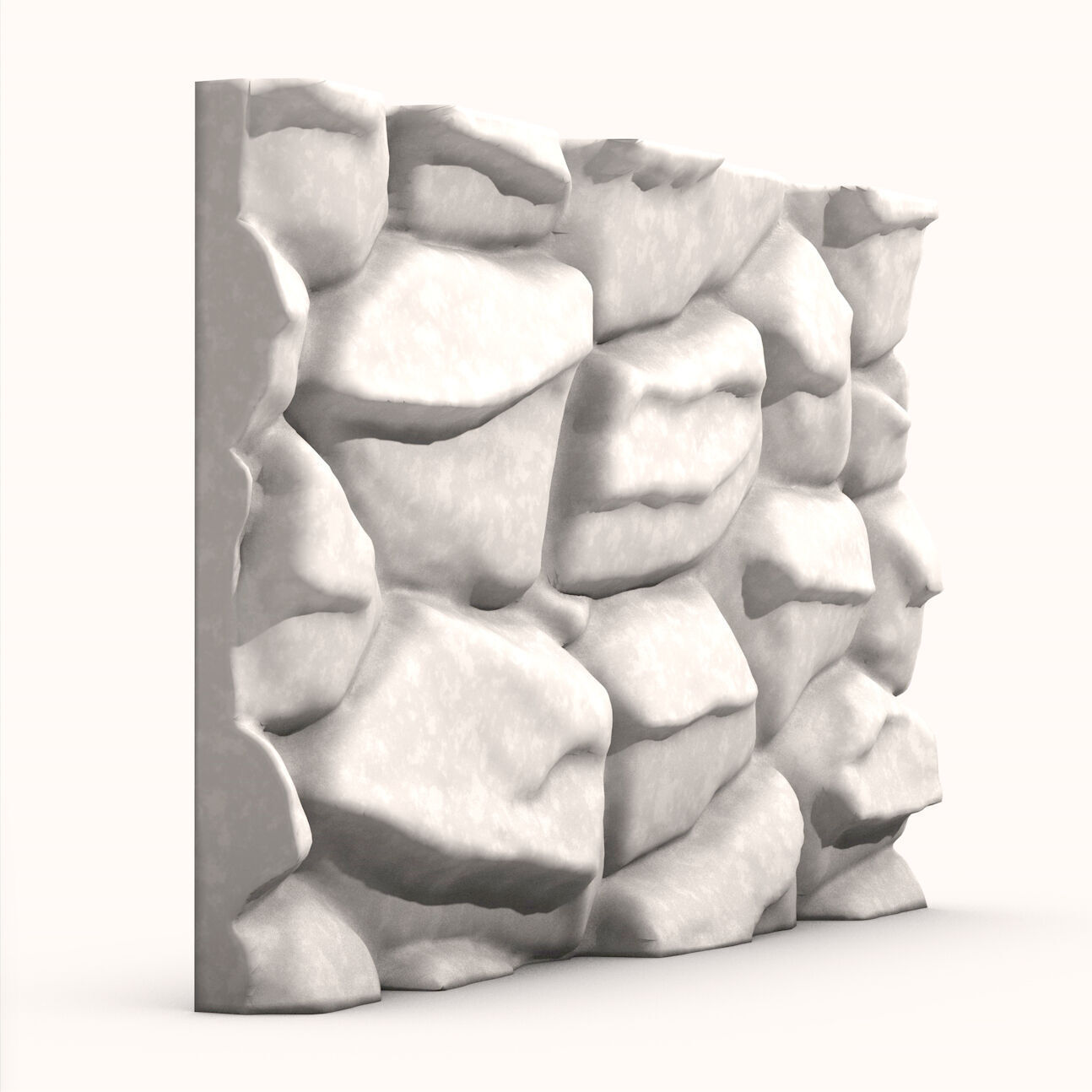 Stone Wall 075 3D model_1