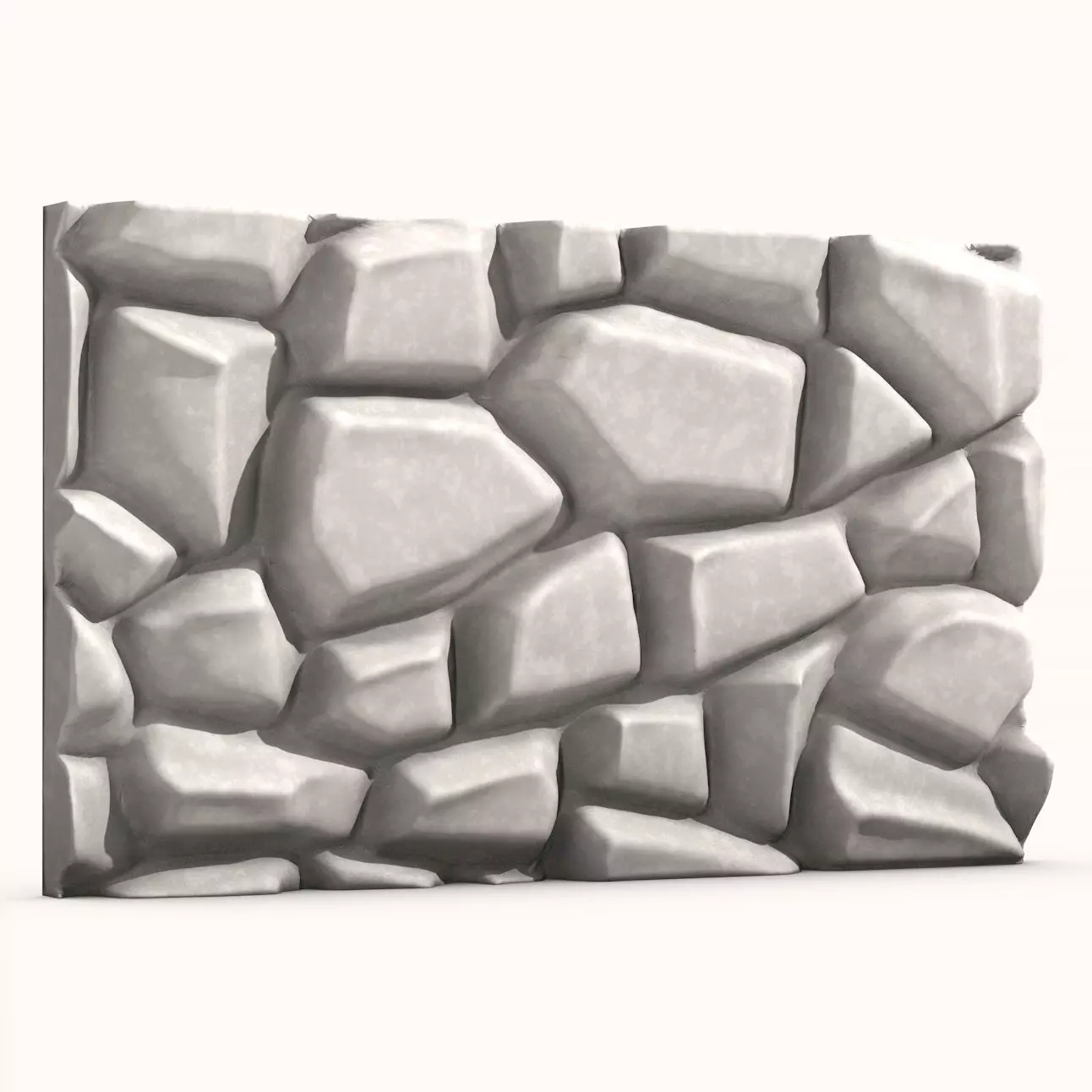 Stone Wall 074 3D model_0