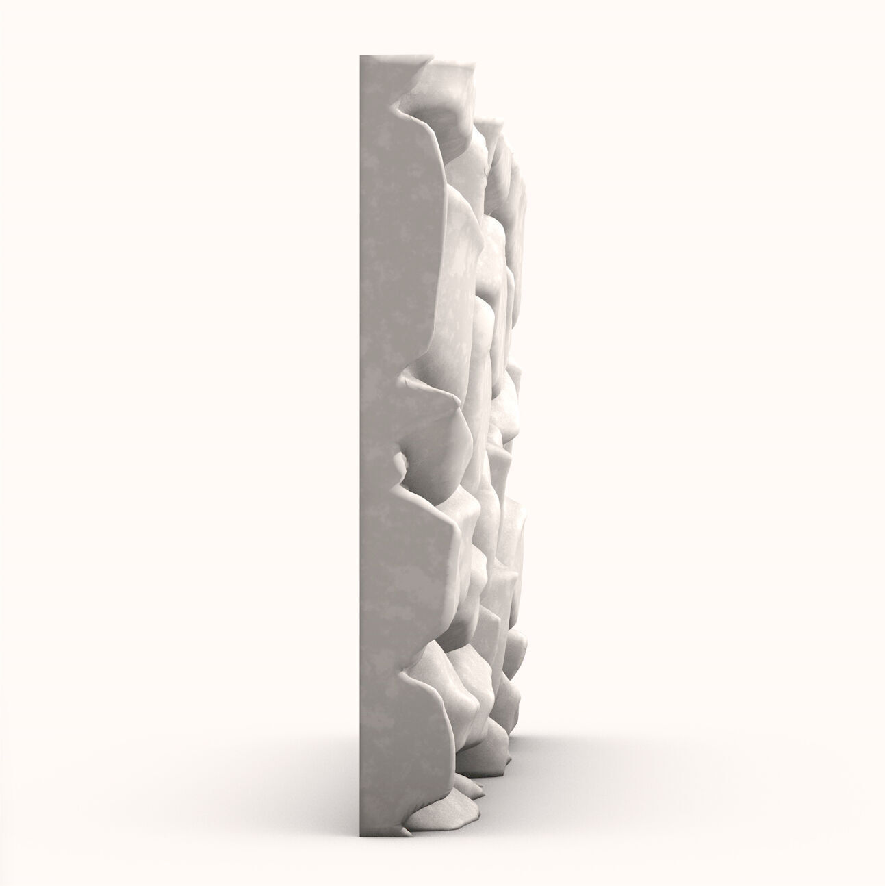 Stone Wall 074 3D model_2