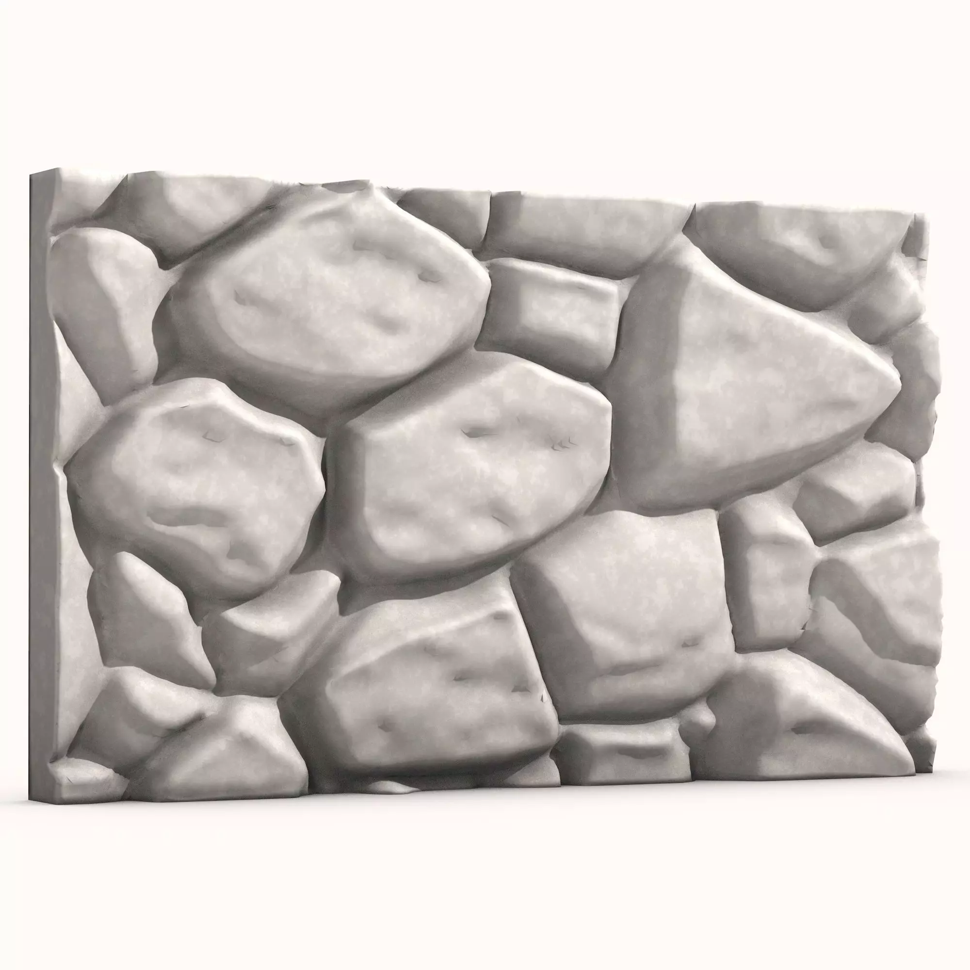 Primitive Rock Wall Terrain Asset 3D model