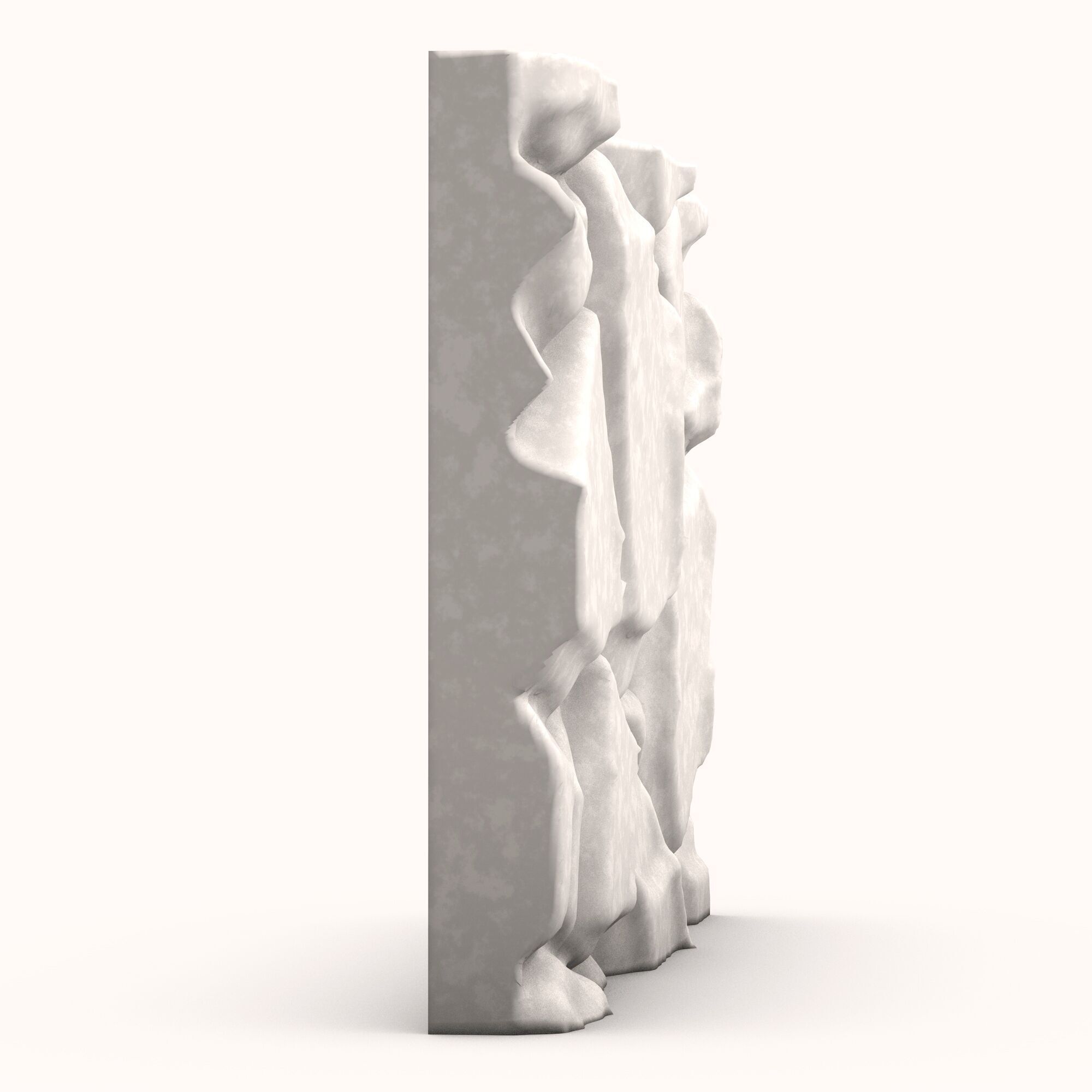 Stone Wall 068 3D model_2