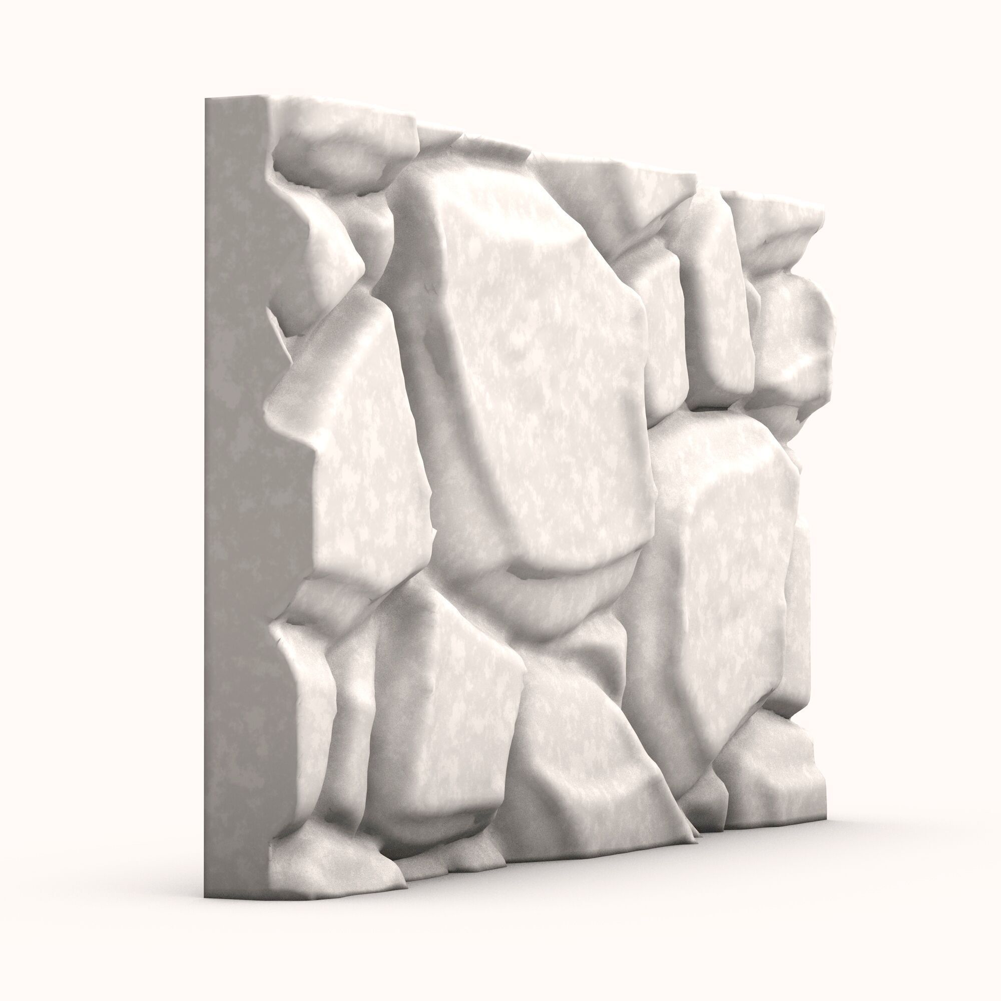 Stone Wall 068 3D model_1