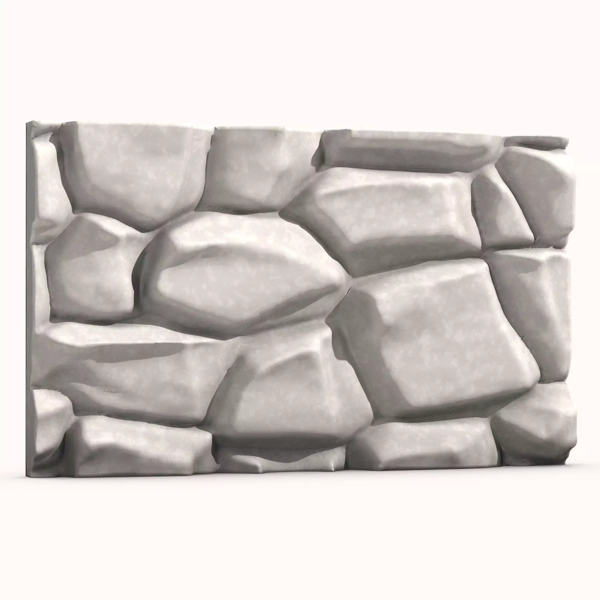 Stone Wall 062 3D model_0