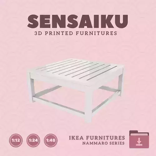 NAMMARO Table for Miniature Dollhouse - IKEA - 3D Print