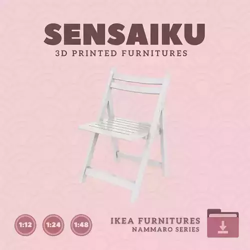NAMMARO Chair for Miniature Dollhouse - IKEA - 3D Print