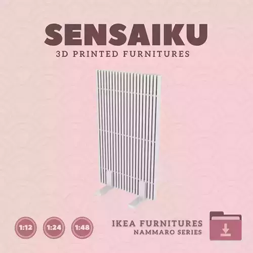 NAMMARO Privacy screen for Dollhouse - IKEA - 3D Print 3D print model