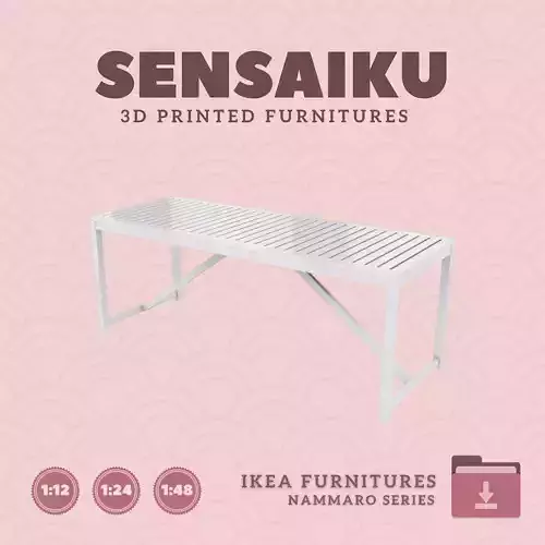 NAMMARO Table V2 for Miniature Dollhouse - IKEA - 3D Print