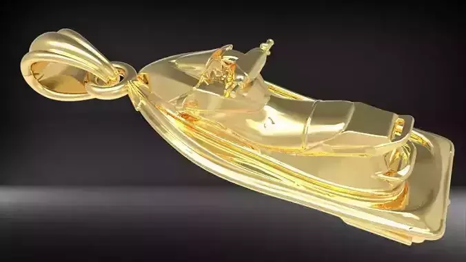 Jetski Pendant 3D print model