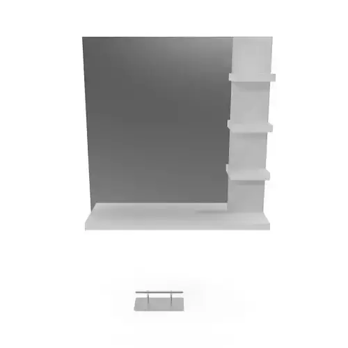 Barber working place C Free 3D model