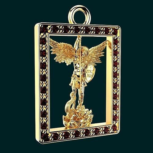 PENDANT ARCHANGEL 3D print model