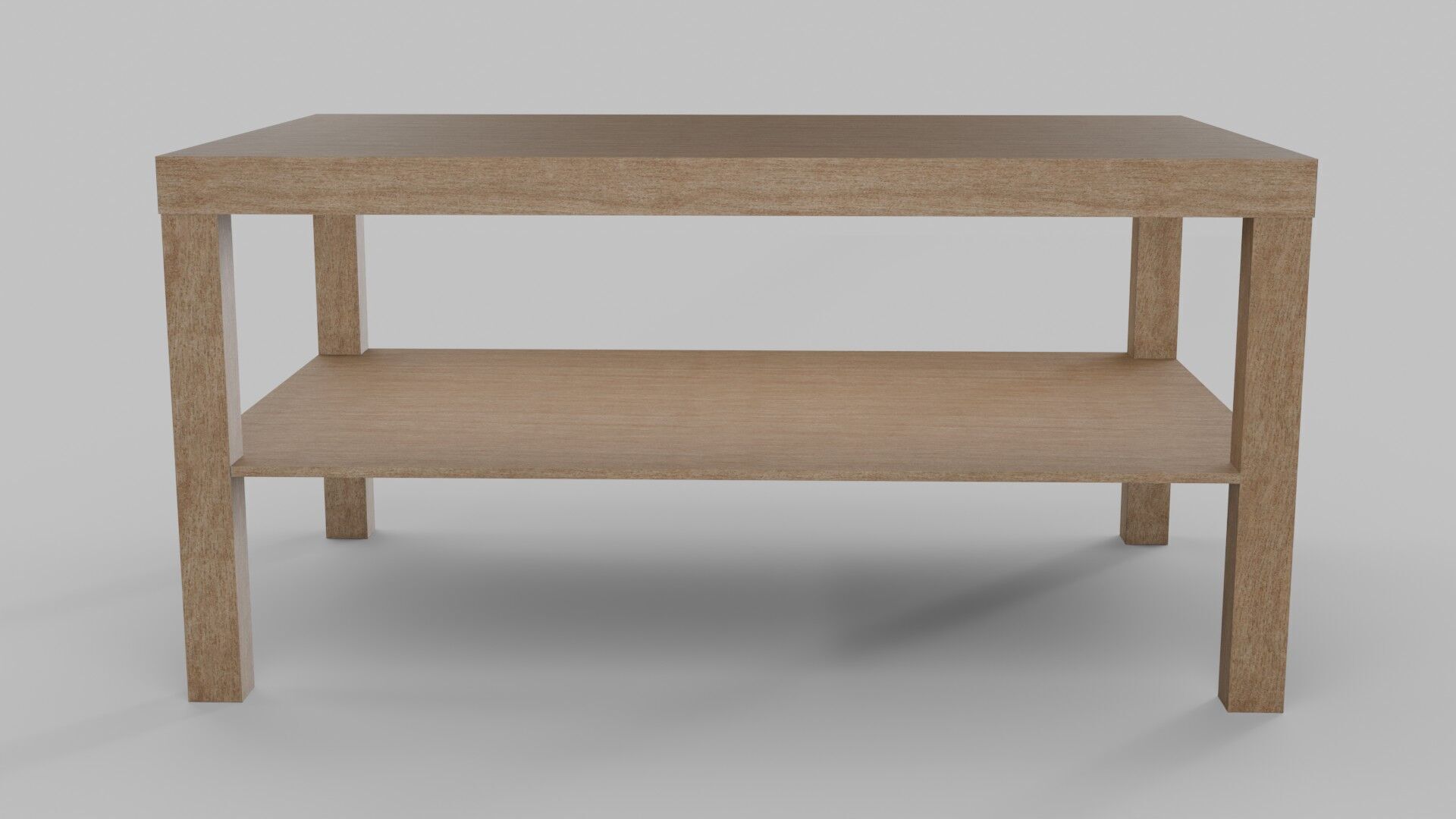 Simple Coffee Table 3D model_2