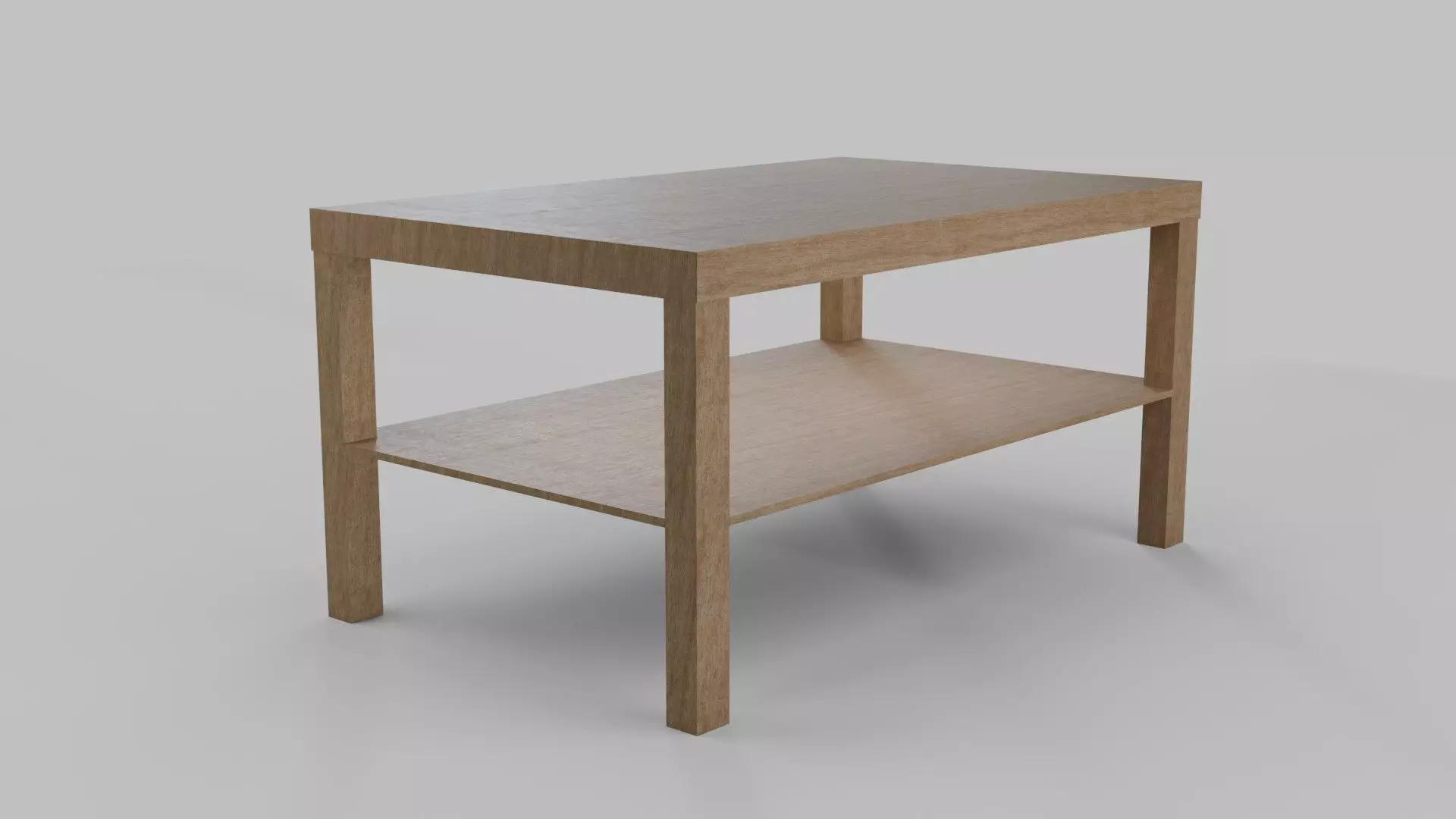 Simple Coffee Table 3D model_0