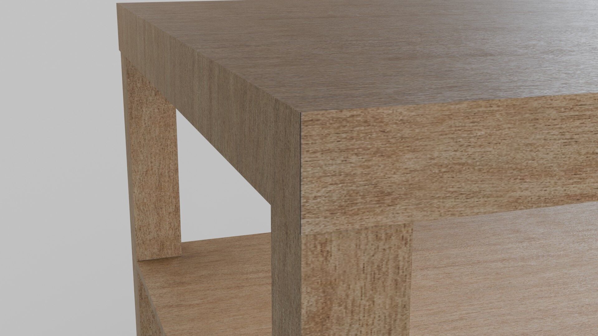 Simple Coffee Table 3D model_1