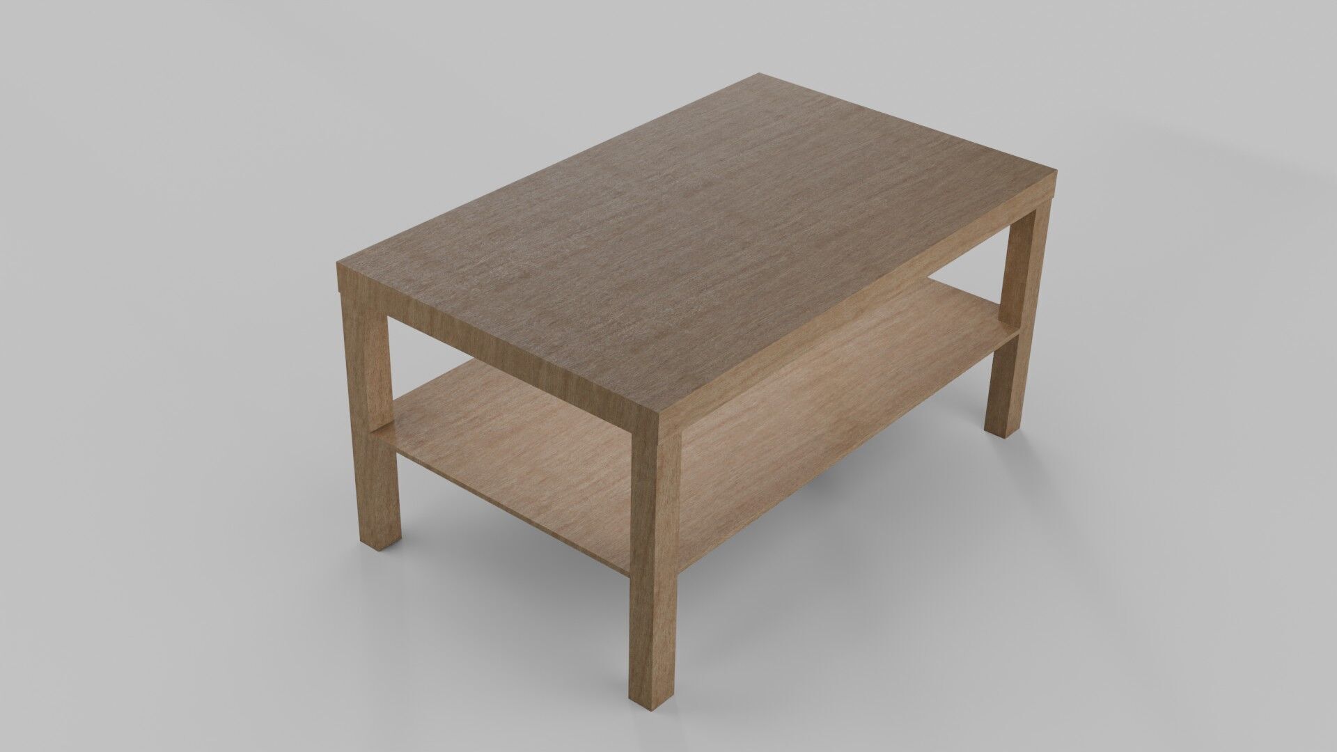 Simple Coffee Table 3D model_4
