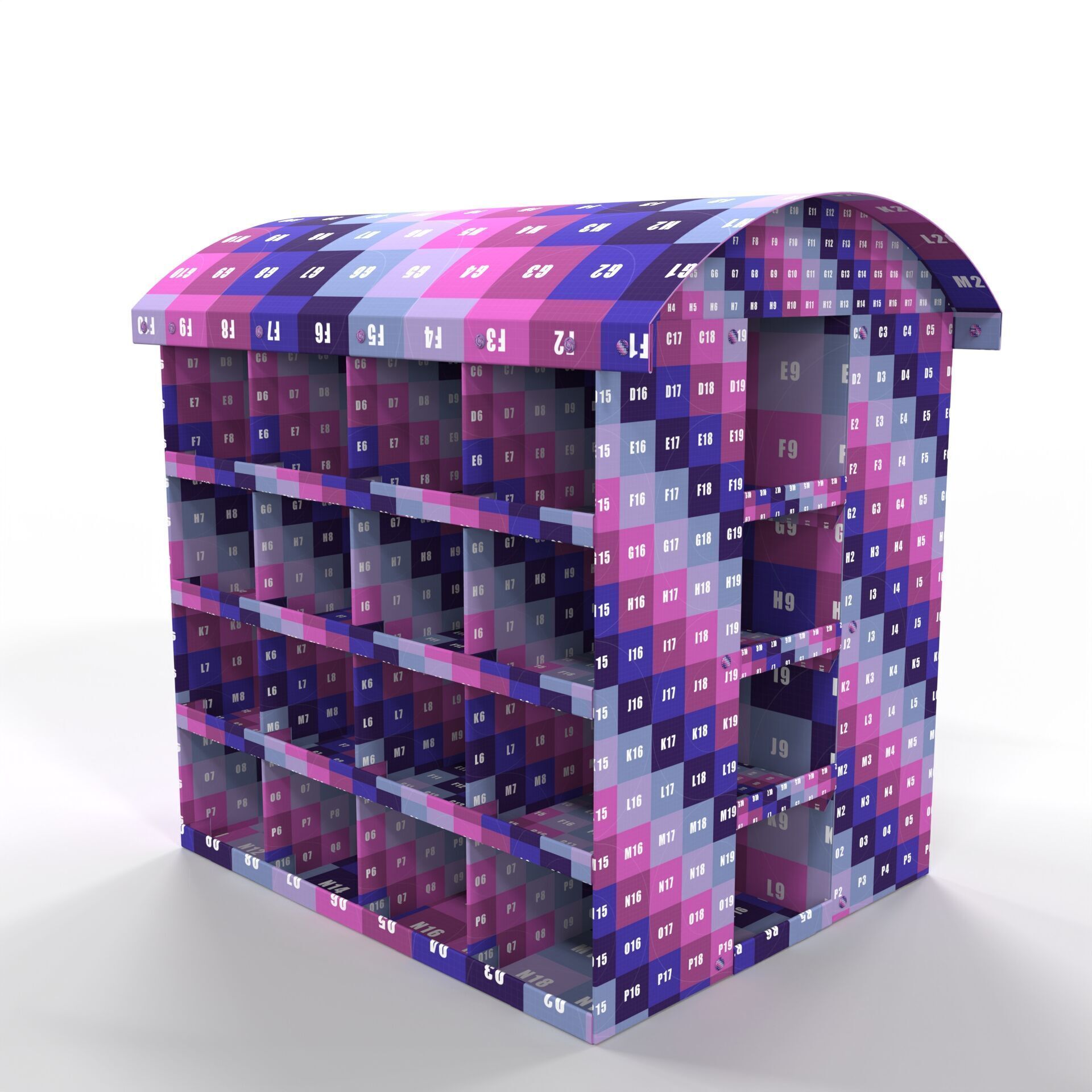 Point of Sale Cardboard Display Stand Texture_8