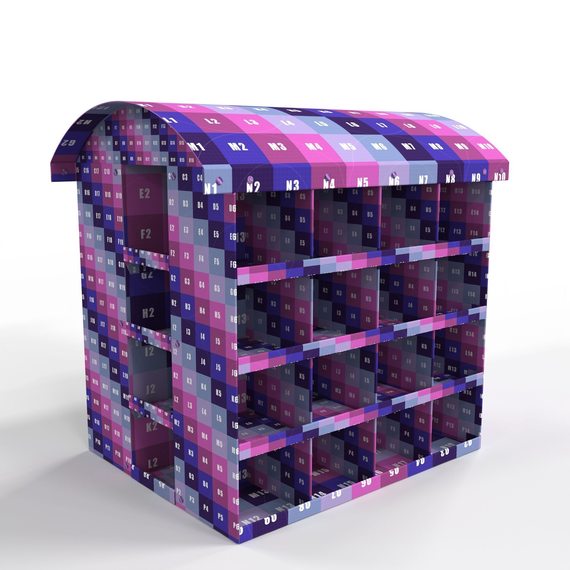 Point of Sale Cardboard Display Stand Texture_6