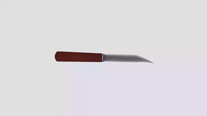 Simple Knife  Low-poly 3D model