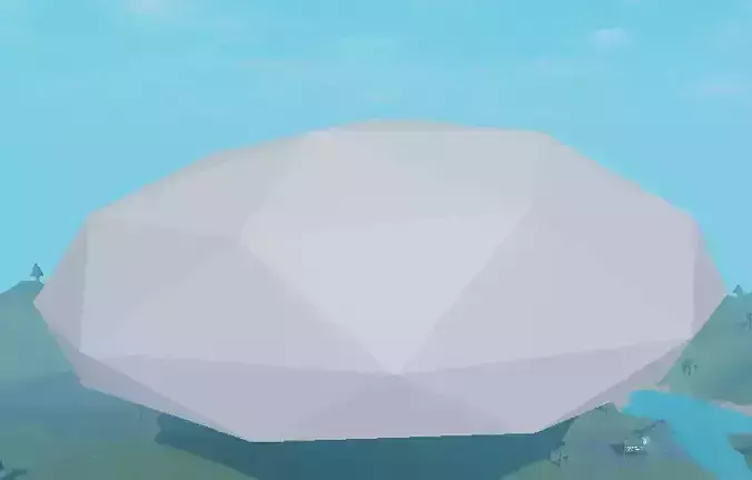 Low-Poly Stone or Gem 3D Model