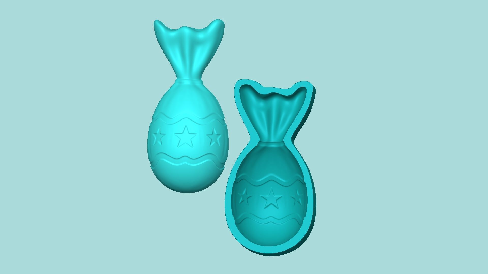 20 Easter Molds - Silicon Molding Maker - Template 3D Model Collection_24