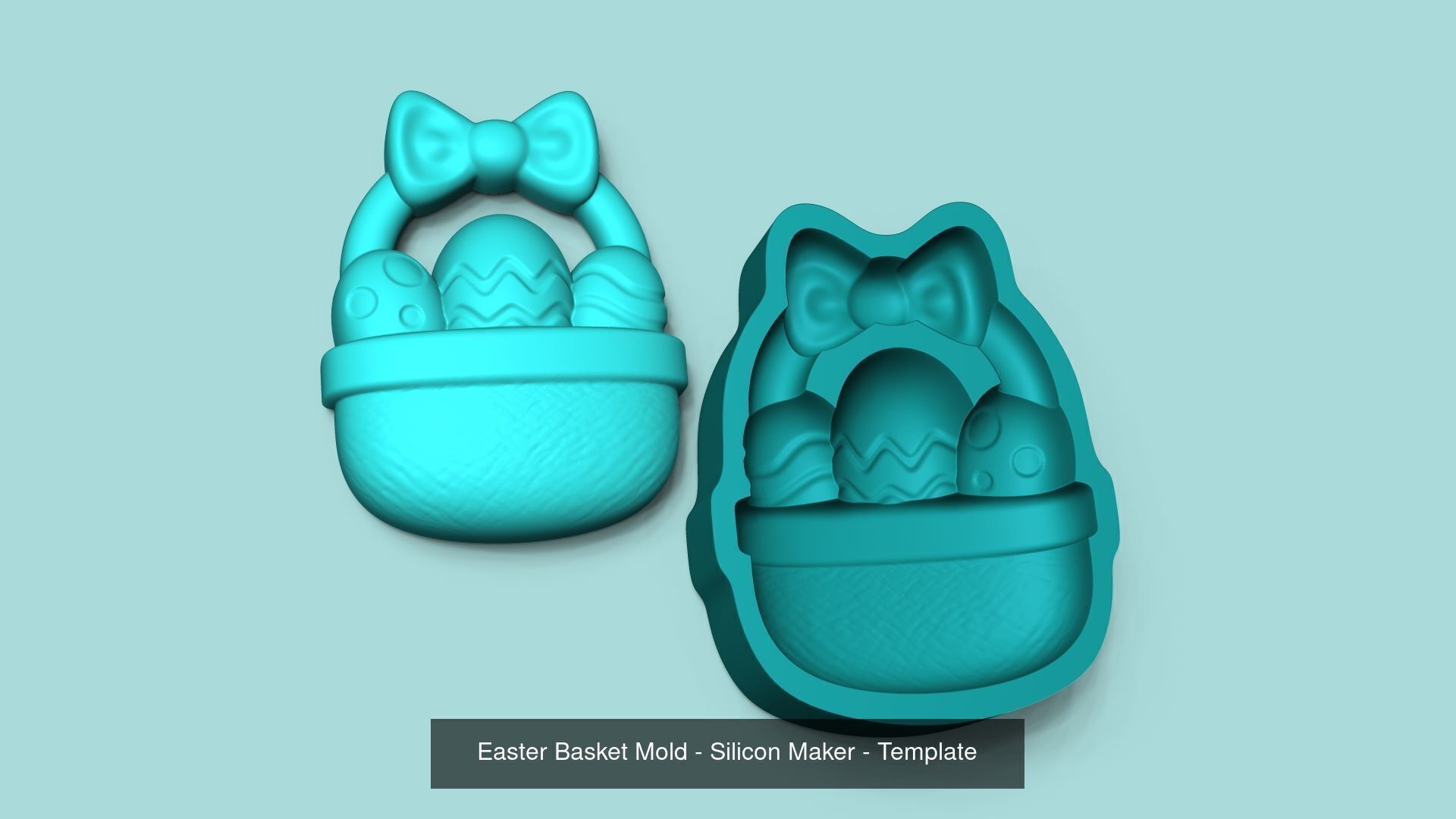 20 Easter Molds - Silicon Molding Maker - Template 3D Model Collection_9