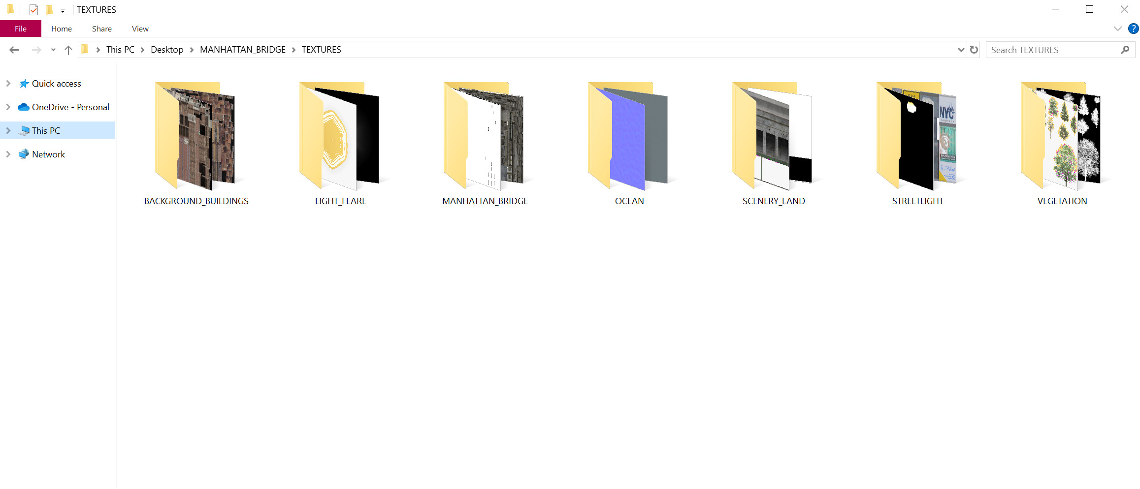 New York Manhattan Bridge Low-poly 3D model_15