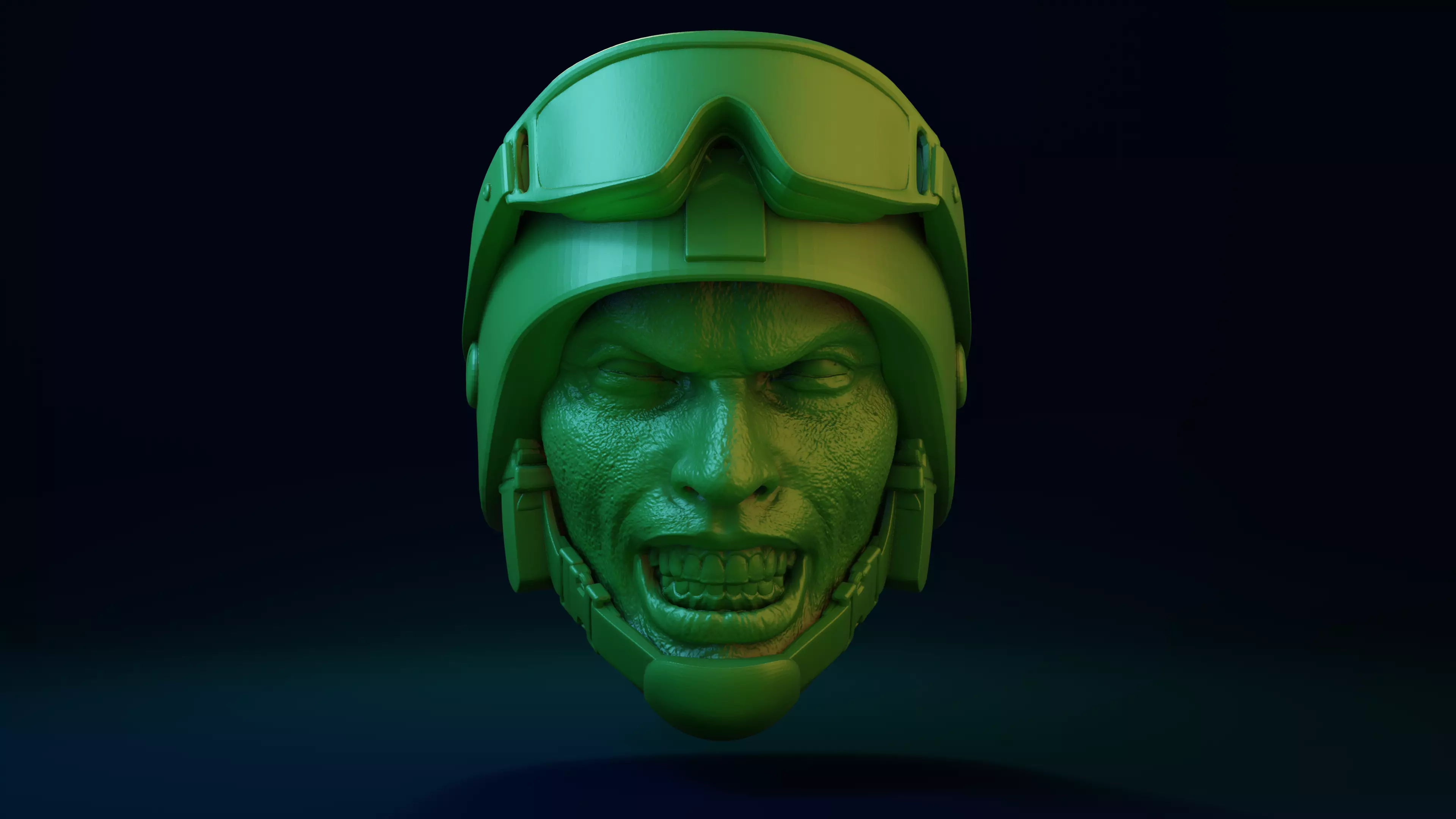 Operator Head 3D print model