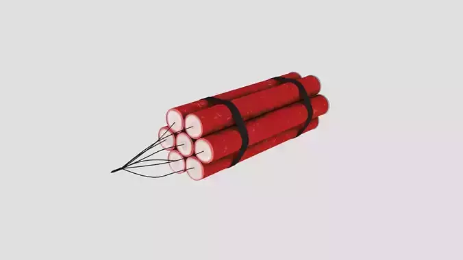 Tnt - Two Types Low-poly 3D model