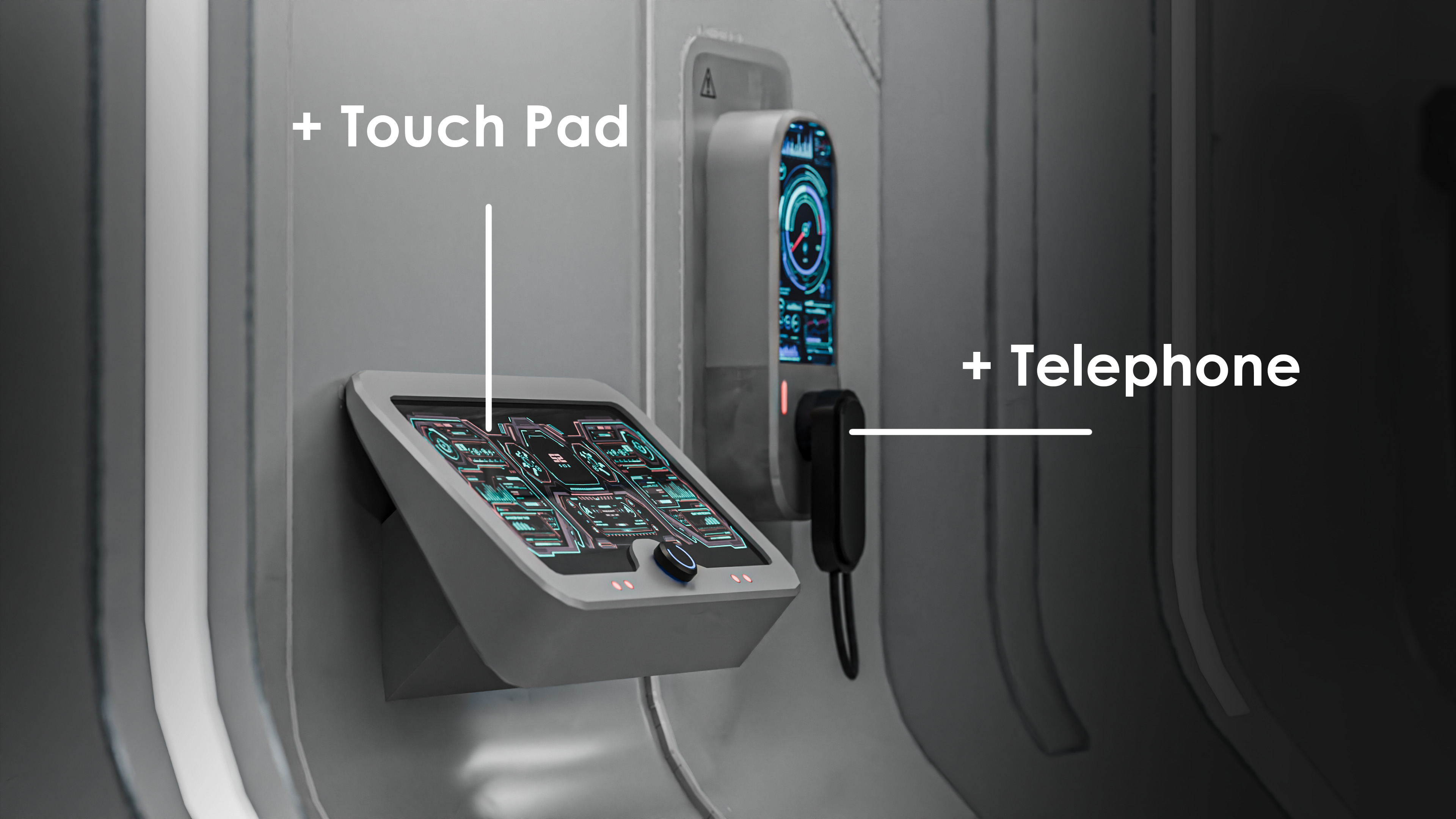 Low Poly Sci-Fi Garage Low-poly 3D model_4