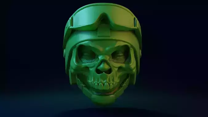 Operator skull head