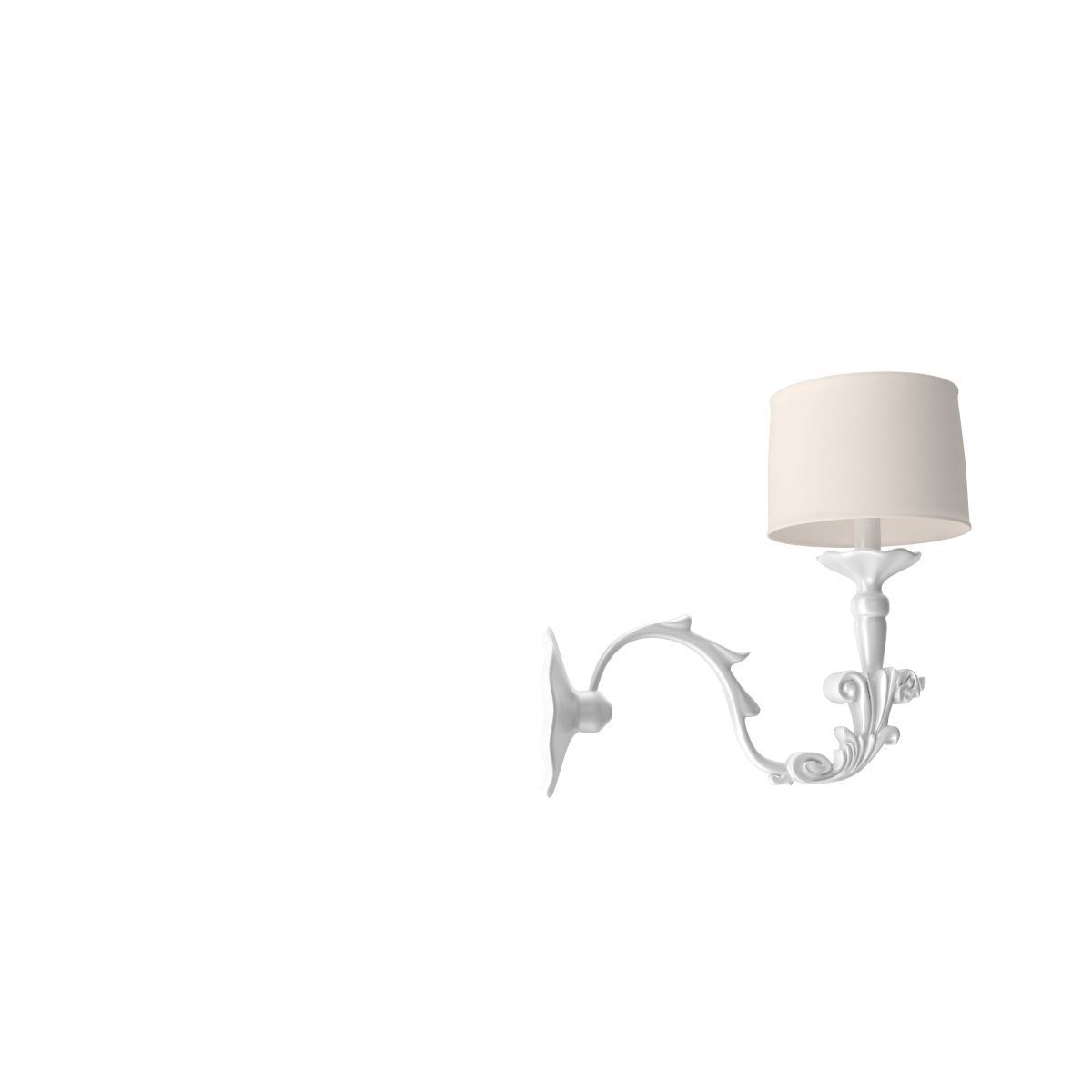 Wall Lamp B Free 3D model_8