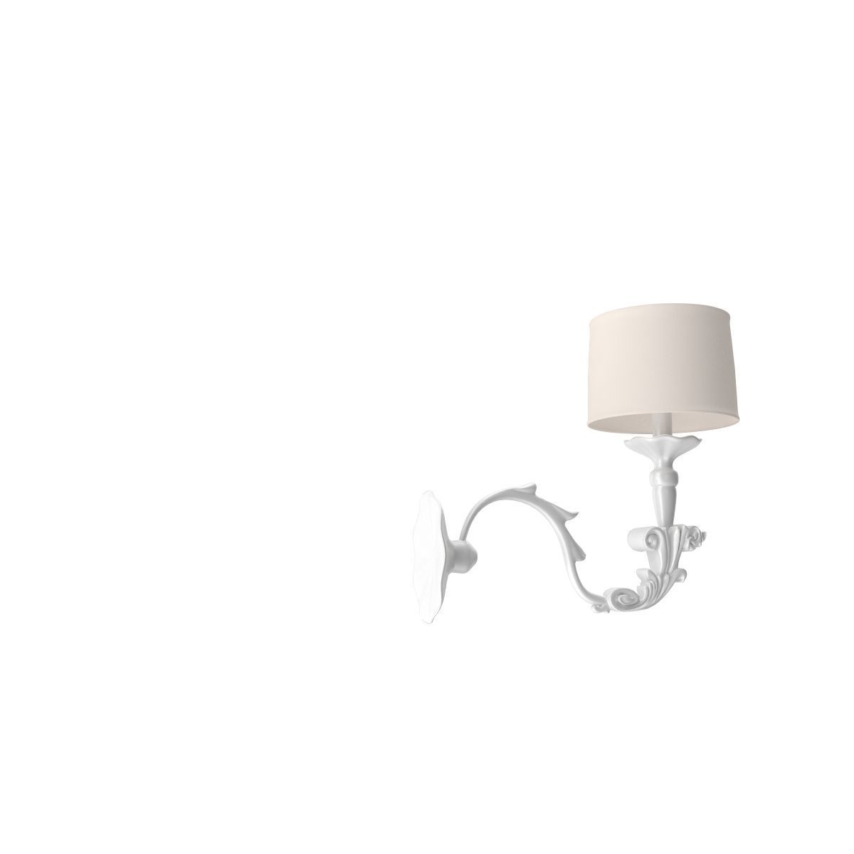 Wall Lamp B Free 3D model_11