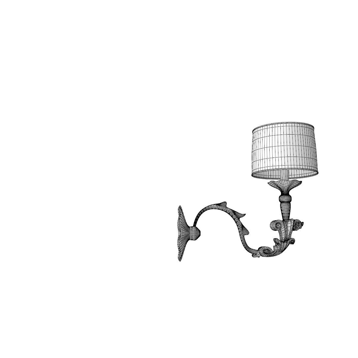 Wall Lamp B Free 3D model_30