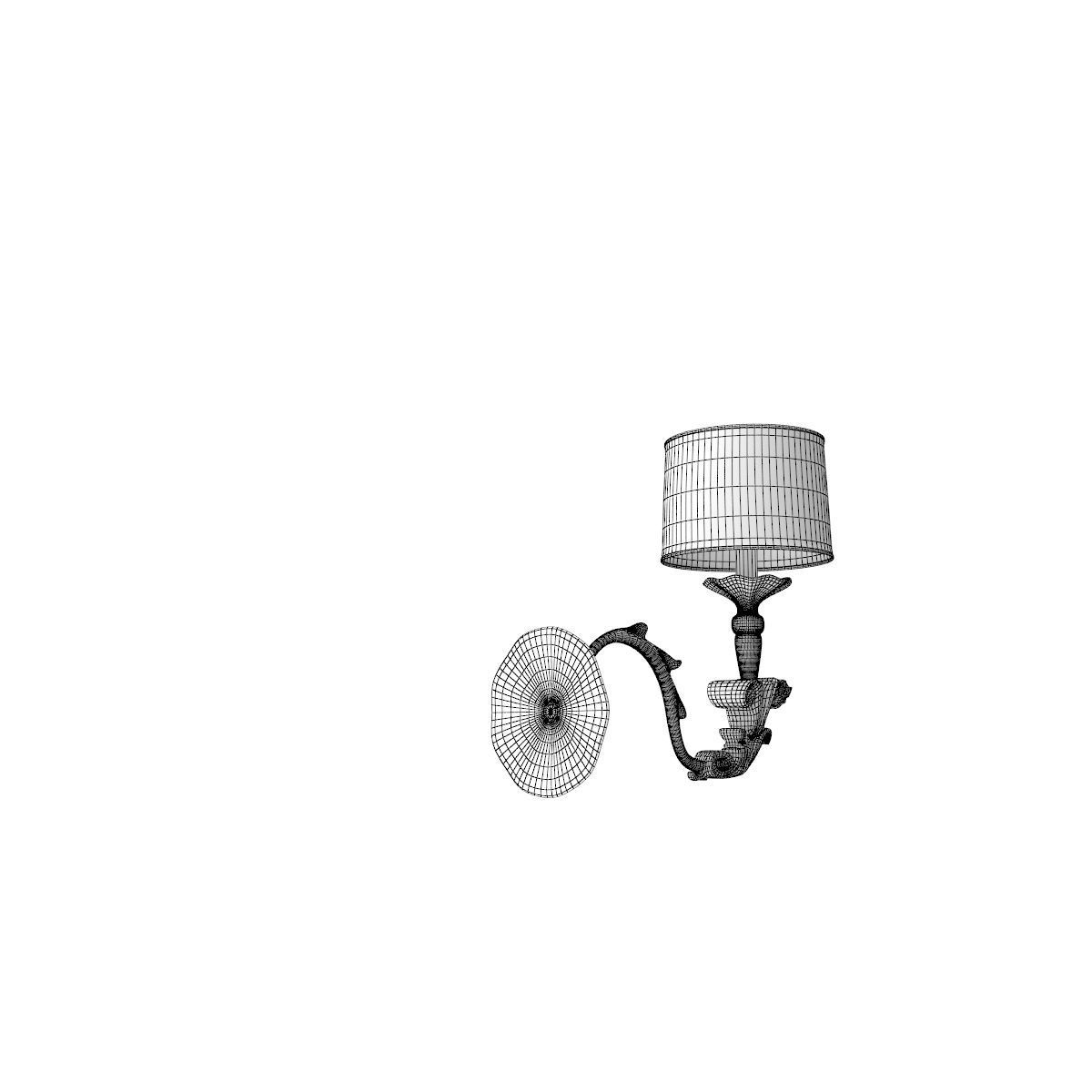 Wall Lamp B free 3D Model MAX OBJ 3DS FBX CGTrader.com
