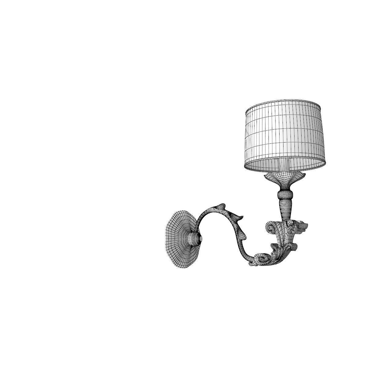 Wall Lamp B Free 3D model_31