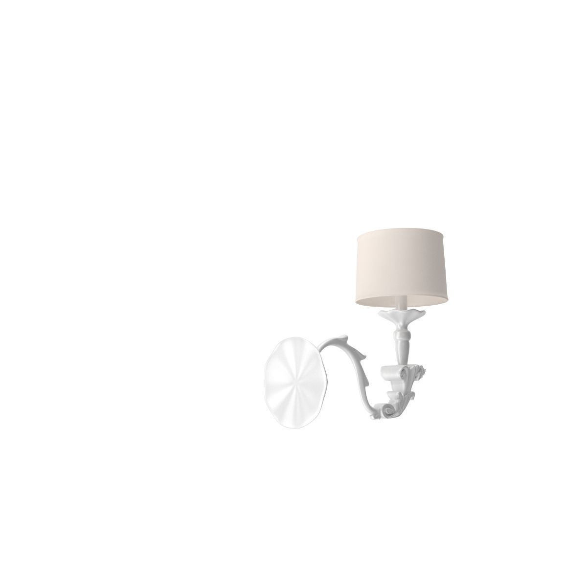Wall Lamp B Free 3D model_12