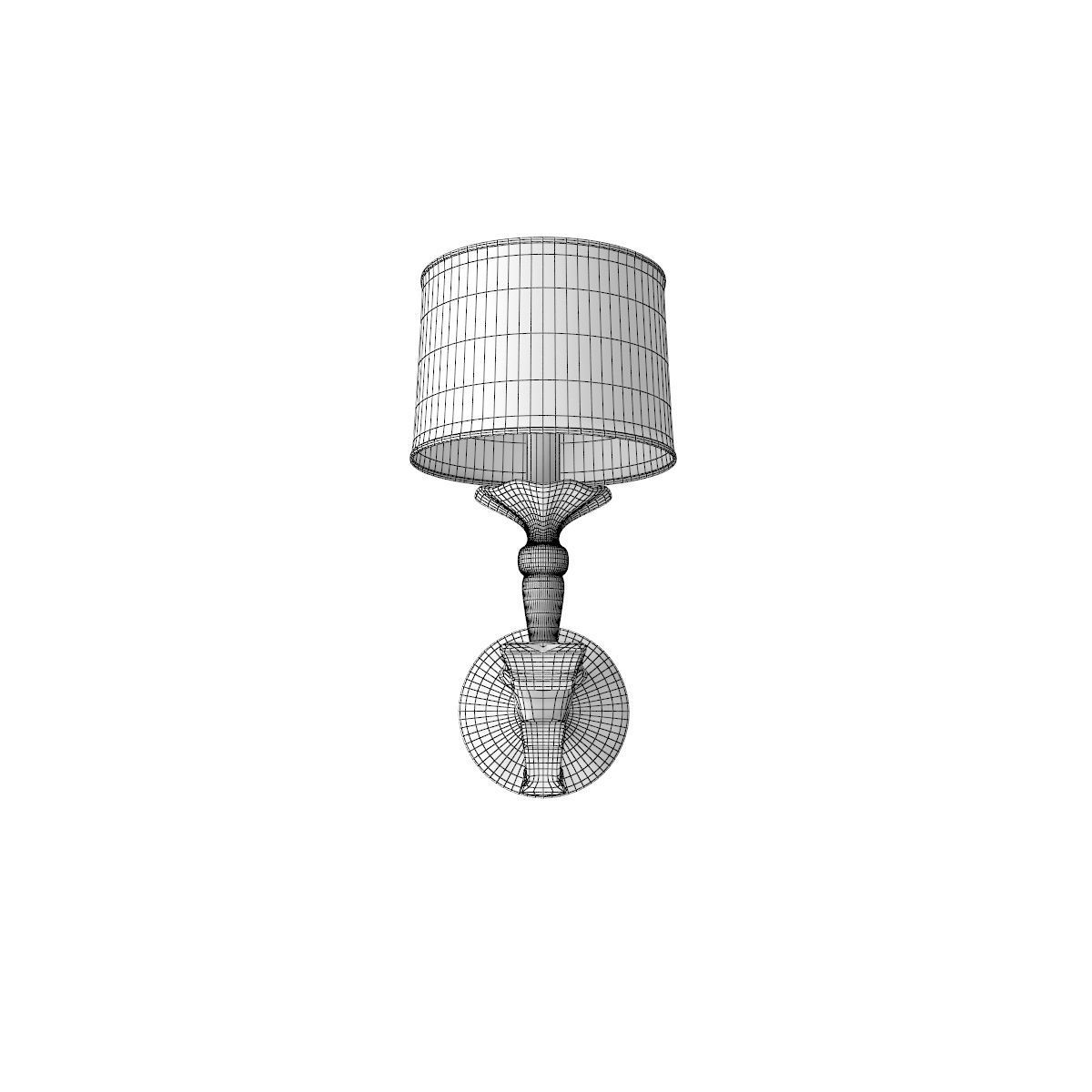 Wall Lamp B Free 3D model_28