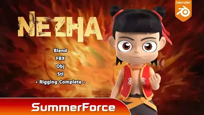 Kid NeZha - Ne Zha 3D model