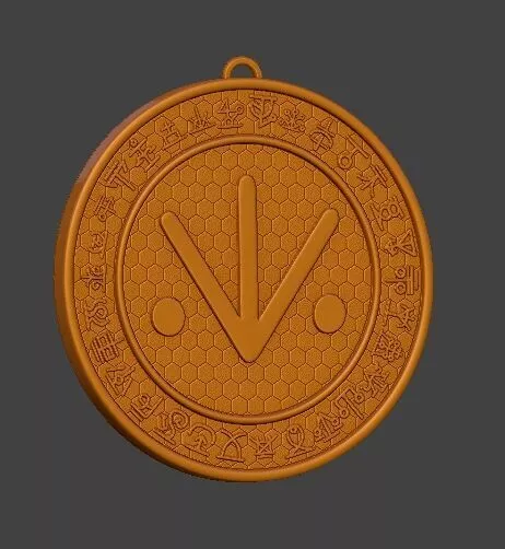 Amuleto de energia 3D model
