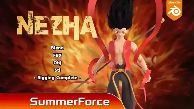 NeZha True Form - Ne Zha 3D model