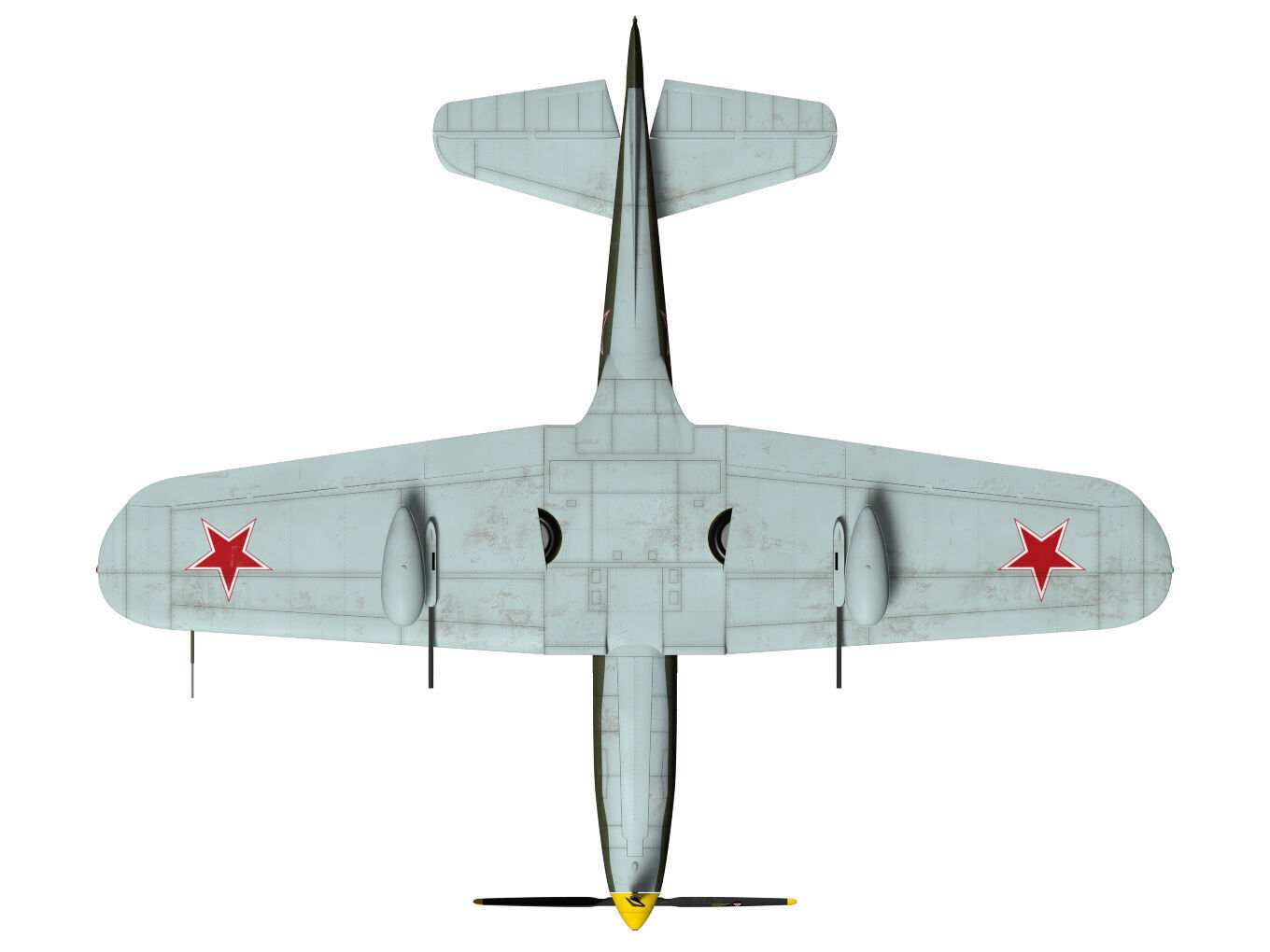 Bell P-63C Kingcobra 3D model_13