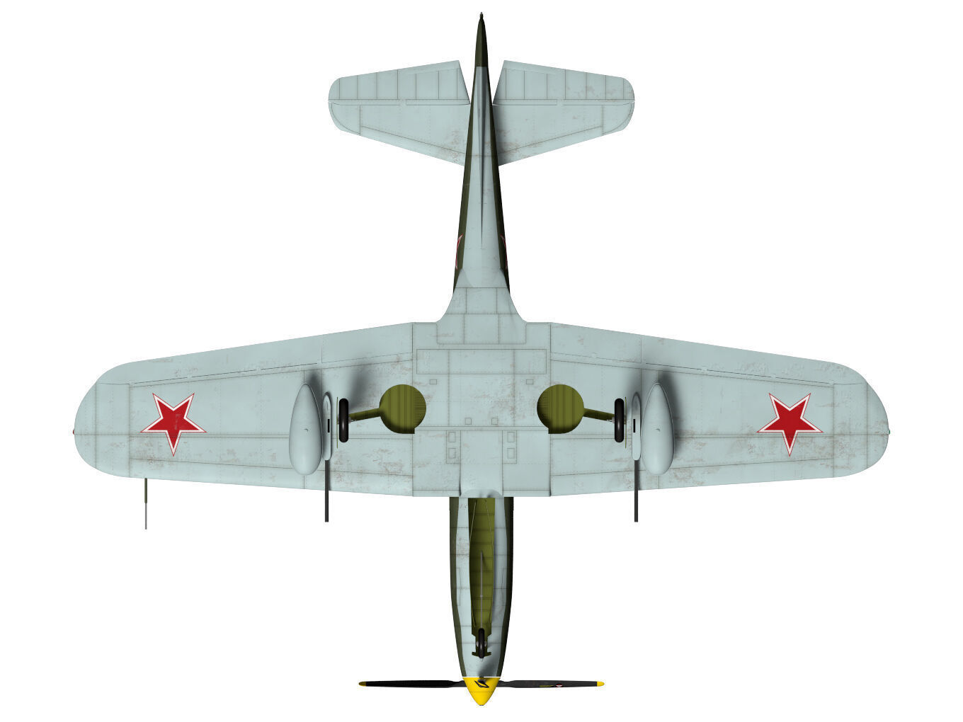 Bell P-63C Kingcobra 3D model_14