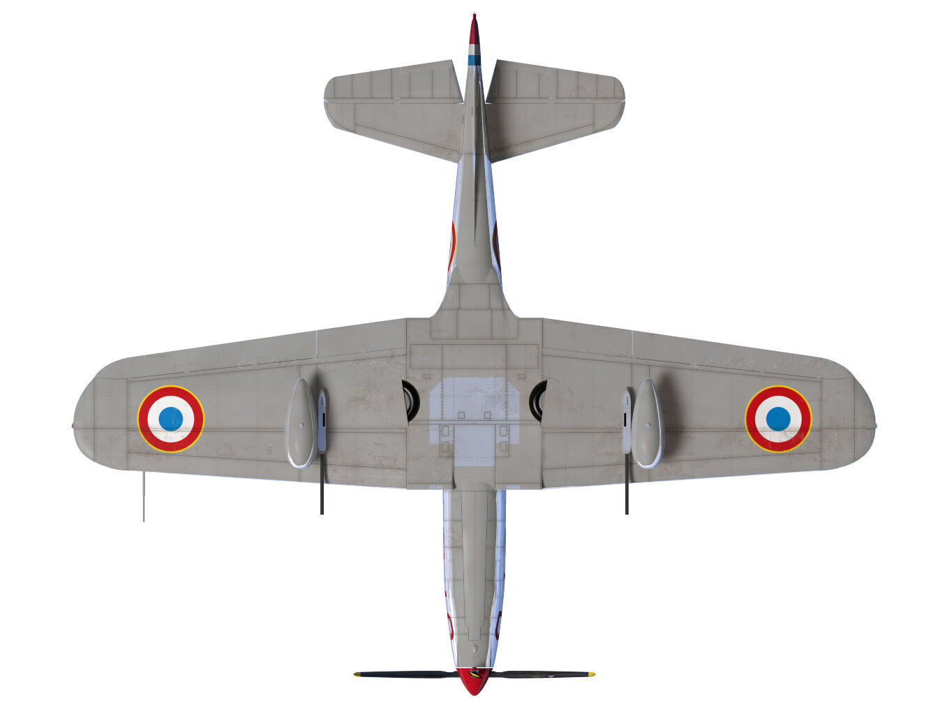 Bell P-63C Kingcobra 3D model_13