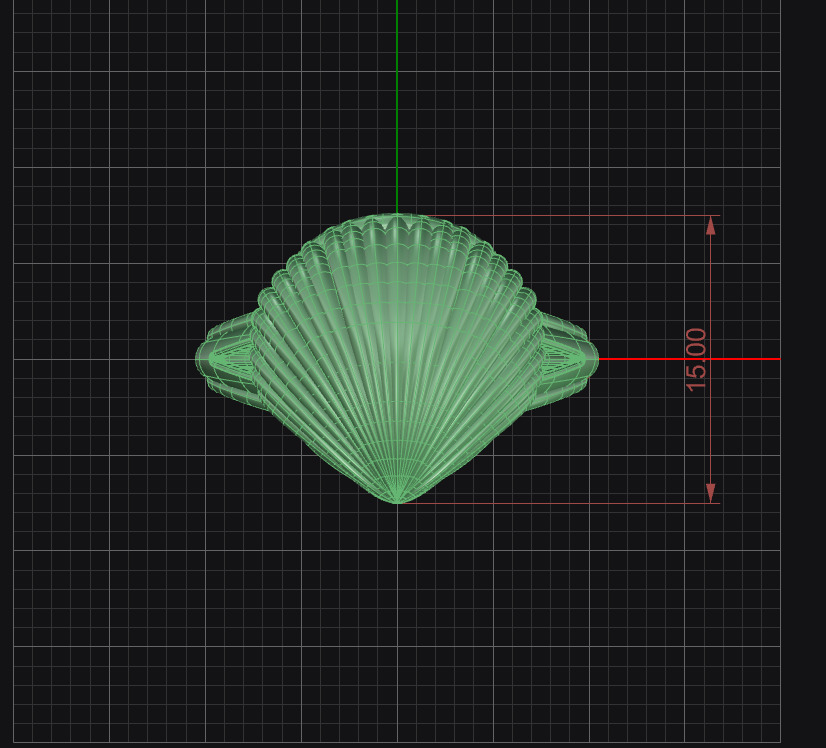 Seashell Ring  3D print model_2